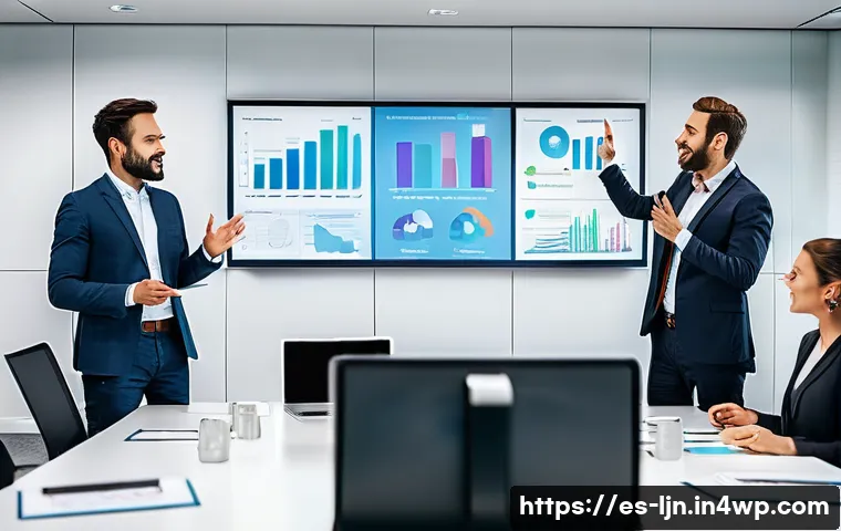 행동 변화 학습을 위한 피드백 메커니즘 - A modern office meeting scene showing a diverse group of professional adults engaged in a constructi...